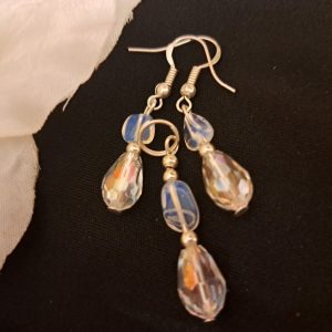 Csehkristály és Opál  ékszerszett. /5/