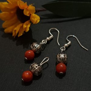 Korall szett, kifinomult elegancia 