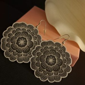 Indiai fülbevaló  5 cm-es