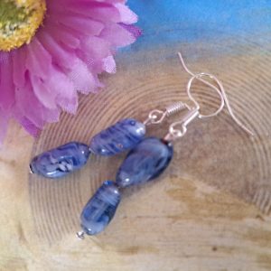 Muránói üveg fülbevaló 3 cm-es /444/