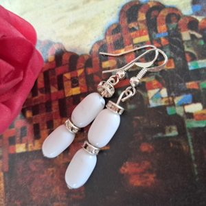 Porcelán fülbevaló /565/