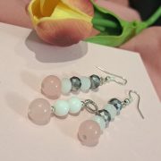 Holdfény románc szett- kristály és Rózsakvarc. 