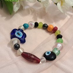 Muránói üveg karkötő /8884/