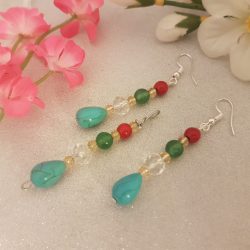 Korall, Türkinit és kristály szett 6 cm-es