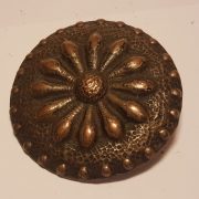 Iparművész bronz  bross 3,6  cm-es