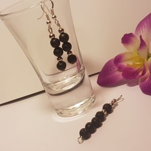 Lávakő szett 0,6 cm-es gyöngyök. /4/