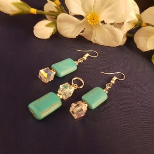 Türkiz és kristály szett, a karcsúság köve. /77/