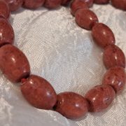 Természetes korall gyöngysor – Elegáns női nyaklánc