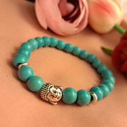 Türkinit Buddha Szerencse  karkötő /22/