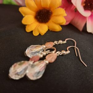 Rubin és Csehkristály ékszerszett.